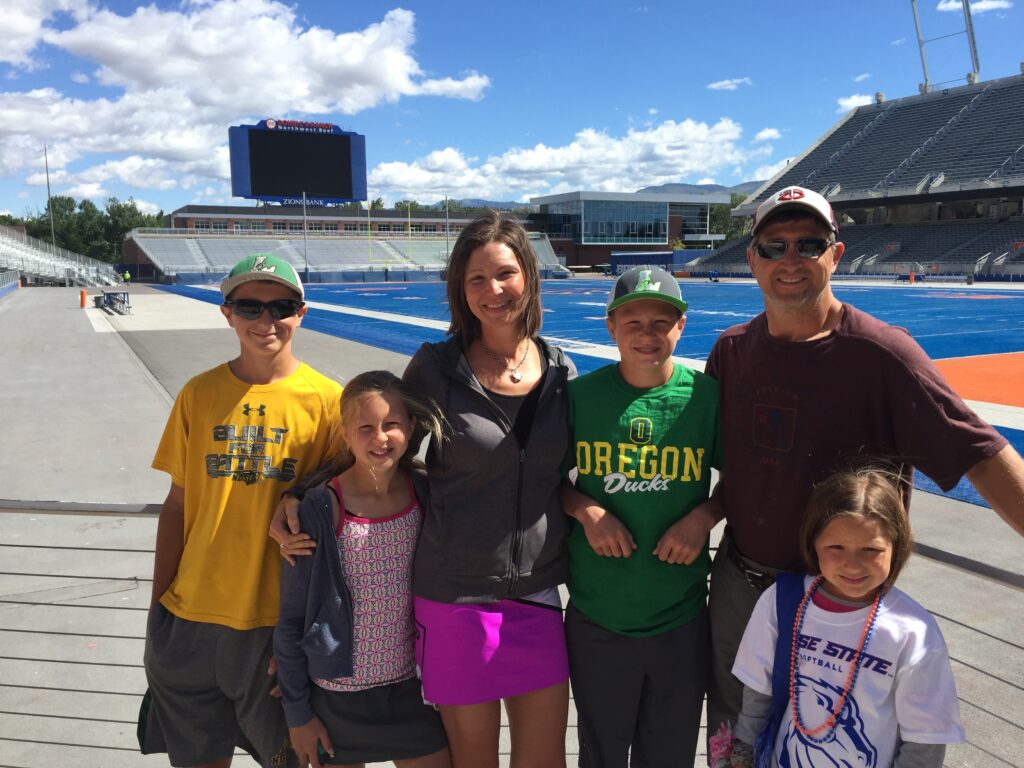 “Karyn Finneseth walking outdoors during her MS reversal journey”
